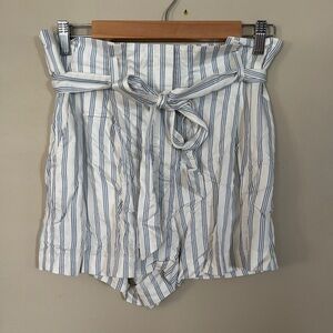 NWT Loft Striped High-Waisted Shorts